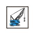 Picture of Construction Crane _GroupedProduct_Square_Mini_ _GroupedProduct_Square_Canvas_Framed_