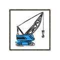 Picture of Construction Crane _GroupedProduct_Square_Mini_ _GroupedProduct_Square_Canvas_Framed_