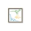 Picture of Geo Dinosaurs I _GroupedProduct_Square_Mini_ _GroupedProduct_Square_Canvas_Framed_