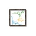 Picture of Geo Dinosaurs I _GroupedProduct_Square_Mini_ _GroupedProduct_Square_Canvas_Framed_