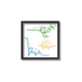 Picture of Geo Dinosaurs I _GroupedProduct_Square_Mini_ _GroupedProduct_Square_Canvas_Framed_