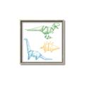 Picture of Geo Dinosaurs I _GroupedProduct_Square_Mini_ _GroupedProduct_Square_Canvas_Framed_
