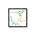 Picture of Geo Dinosaurs I _GroupedProduct_Square_Mini_ _GroupedProduct_Square_Canvas_Framed_