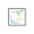 Picture of Geo Dinosaurs I _GroupedProduct_Square_Mini_ _GroupedProduct_Square_Canvas_Framed_