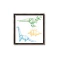 Picture of Geo Dinosaurs I _GroupedProduct_Square_Mini_ _GroupedProduct_Square_Canvas_Framed_