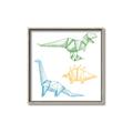 Picture of Geo Dinosaurs I _GroupedProduct_Square_Mini_ _GroupedProduct_Square_Canvas_Framed_