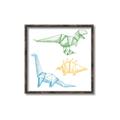 Picture of Geo Dinosaurs I _GroupedProduct_Square_Mini_ _GroupedProduct_Square_Canvas_Framed_