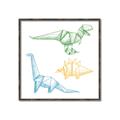 Picture of Geo Dinosaurs I _GroupedProduct_Square_Mini_ _GroupedProduct_Square_Canvas_Framed_