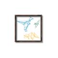 Picture of Geo Dinosaurs II _GroupedProduct_Square_Mini_ _GroupedProduct_Square_Canvas_Framed_