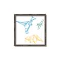 Picture of Geo Dinosaurs II _GroupedProduct_Square_Mini_ _GroupedProduct_Square_Canvas_Framed_
