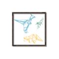Picture of Geo Dinosaurs II _GroupedProduct_Square_Mini_ _GroupedProduct_Square_Canvas_Framed_