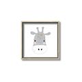 Picture of Hippo Drawing _GroupedProduct_Square_Mini_ _GroupedProduct_Square_Canvas_Framed_