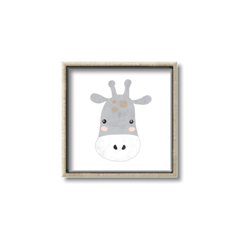 Picture of Hippo Drawing _GroupedProduct_Square_Mini_ _GroupedProduct_Square_Canvas_Framed_