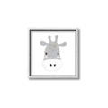Picture of Hippo Drawing _GroupedProduct_Square_Mini_ _GroupedProduct_Square_Canvas_Framed_