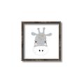 Picture of Hippo Drawing _GroupedProduct_Square_Mini_ _GroupedProduct_Square_Canvas_Framed_