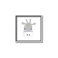 Picture of Hippo Drawing _GroupedProduct_Square_Mini_ _GroupedProduct_Square_Canvas_Framed_