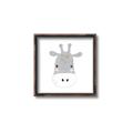 Picture of Hippo Drawing _GroupedProduct_Square_Mini_ _GroupedProduct_Square_Canvas_Framed_