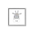 Picture of Hippo Drawing _GroupedProduct_Square_Mini_ _GroupedProduct_Square_Canvas_Framed_