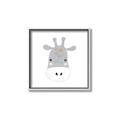 Picture of Hippo Drawing _GroupedProduct_Square_Mini_ _GroupedProduct_Square_Canvas_Framed_