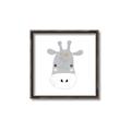 Picture of Hippo Drawing _GroupedProduct_Square_Mini_ _GroupedProduct_Square_Canvas_Framed_