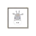 Picture of Hippo Drawing _GroupedProduct_Square_Mini_ _GroupedProduct_Square_Canvas_Framed_