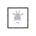 Picture of Hippo Drawing _GroupedProduct_Square_Mini_ _GroupedProduct_Square_Canvas_Framed_