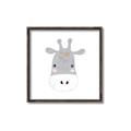 Picture of Hippo Drawing _GroupedProduct_Square_Mini_ _GroupedProduct_Square_Canvas_Framed_