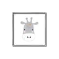 Picture of Hippo Drawing _GroupedProduct_Square_Mini_ _GroupedProduct_Square_Canvas_Framed_