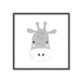 Picture of Hippo Drawing _GroupedProduct_Square_Mini_ _GroupedProduct_Square_Canvas_Framed_