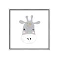 Picture of Hippo Drawing _GroupedProduct_Square_Mini_ _GroupedProduct_Square_Canvas_Framed_