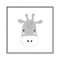 Picture of Hippo Drawing _GroupedProduct_Square_Mini_ _GroupedProduct_Square_Canvas_Framed_