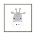Picture of Hippo Drawing _GroupedProduct_Square_Mini_ _GroupedProduct_Square_Canvas_Framed_