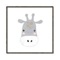 Picture of Hippo Drawing _GroupedProduct_Square_Mini_ _GroupedProduct_Square_Canvas_Framed_