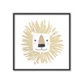 Picture of Lion Drawing _GroupedProduct_Square_Mini_ _GroupedProduct_Square_Canvas_Framed_