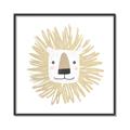 Picture of Lion Drawing _GroupedProduct_Square_Mini_ _GroupedProduct_Square_Canvas_Framed_