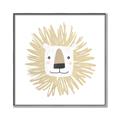 Picture of Lion Drawing _GroupedProduct_Square_Mini_ _GroupedProduct_Square_Canvas_Framed_