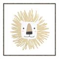 Picture of Lion Drawing _GroupedProduct_Square_Mini_ _GroupedProduct_Square_Canvas_Framed_