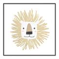 Picture of Lion Drawing _GroupedProduct_Square_Mini_ _GroupedProduct_Square_Canvas_Framed_