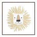 Picture of Lion Drawing _GroupedProduct_Square_Mini_ _GroupedProduct_Square_Canvas_Framed_