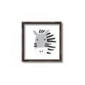 Picture of Zebra Drawing _GroupedProduct_Square_Mini_ _GroupedProduct_Square_Canvas_Framed_