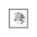 Picture of Zebra Drawing _GroupedProduct_Square_Mini_ _GroupedProduct_Square_Canvas_Framed_