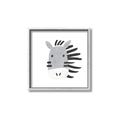 Picture of Zebra Drawing _GroupedProduct_Square_Mini_ _GroupedProduct_Square_Canvas_Framed_