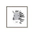 Picture of Zebra Drawing _GroupedProduct_Square_Mini_ _GroupedProduct_Square_Canvas_Framed_