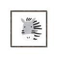 Picture of Zebra Drawing _GroupedProduct_Square_Mini_ _GroupedProduct_Square_Canvas_Framed_