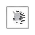 Picture of Zebra Drawing _GroupedProduct_Square_Mini_ _GroupedProduct_Square_Canvas_Framed_