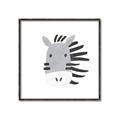 Picture of Zebra Drawing _GroupedProduct_Square_Mini_ _GroupedProduct_Square_Canvas_Framed_