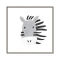 Picture of Zebra Drawing _GroupedProduct_Square_Mini_ _GroupedProduct_Square_Canvas_Framed_