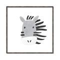 Picture of Zebra Drawing _GroupedProduct_Square_Mini_ _GroupedProduct_Square_Canvas_Framed_