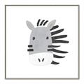 Picture of Zebra Drawing _GroupedProduct_Square_Mini_ _GroupedProduct_Square_Canvas_Framed_