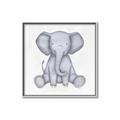 Picture of Nursery Elephant _GroupedProduct_Square_Mini_ _GroupedProduct_Square_Canvas_Framed_